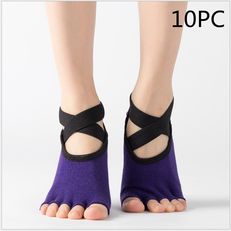 Yoga socks five finger socks